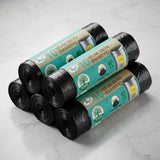 Heavy Duty Black Drawstring Bin Bags Refuse Sacks Dustbin Rubbish Liners 100L