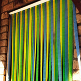 Coloured PVC Strip Blind Fly Door Curtain Indoor Flying  Screen 90cm x 2m