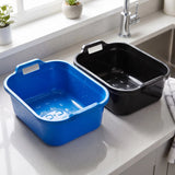Addis Washing Up Dish Washing Bowl Large Rectangular Plastic With 2 Handles 10L