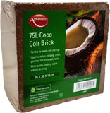 75L Coco Coir Brick Multi Purpose Potting Compost Compressed Peat Free Compost