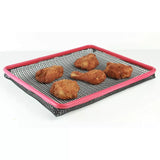 Toastabags Crispease Oven Crisper Tray Oblong Strong Crisp Allows for Air Circulation Reduce Oil Usage