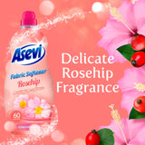 Asevi Fabric Laundry Conditioner Concentrate Laundry Liquid Fabric Conditioner 60 Washes 1.5L