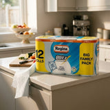 Regina Blitz 3 Ply Kitchen Paper Towel Rolls Household Towel Super Sized Sheets