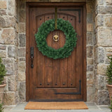 50cm Diameter Plain Green Artificial Imperial Pine Christmas Wreath Decoration