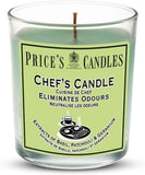 Price's Scented Chef's Room Candle In Glass Jar Eliminates Odours Room Scenter