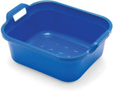 Addis Washing Up Dish Washing Bowl Large Rectangular Plastic With 2 Handles 10L