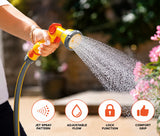 HOZELOCK Hose Pipe Attachment Water Spray Gun Multi-Jet Pressure Washer Lawn