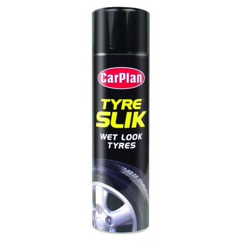 Carplan Tyre Slik Wet Look Tire Cleaner Ultimate Rubber Shine Polish 500ml