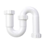 Swivel S Trap Plumbing Fittings  40mm White Water Tight