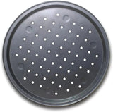 Pizza Pan 33cm Non-Stick Baking Round Oven Vented Crisper Dish Coating Holes