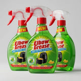 Air Fryer Cleaner Elbow Grease Degreaser Spray Lemon Bottle Clean Wipe 500ml