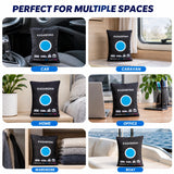 Car Home Dehumidifier Large Reusable Dry Bag Moisture Absorber Pad for Cars, Wardrobes, Bedrooms & Small Spaces 300g - 1000g