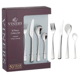 Viners Mayfair Cutlery Set - Elegant Mirror Polished Flatware Gift Box - 18/10 Stainless Steel, 16-Piece