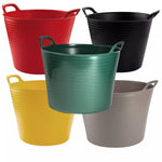 Plasticforte Eco Tub Trug Builder Construction Container Bucket With Handle 42L