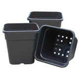 25cm Plastic Plant Pots Garden Shrub Tree Tomato Planter Container Pack Of 3