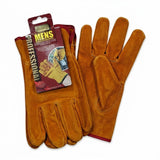 Kingfisher  Gold Men's Bramble Gardening Gloves Heavy Duty One Size - Yellow