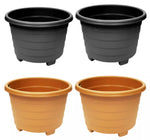 Garden Plant Round Plastic Pot Flower Planter Indoor Outdoor Container 32-39cm