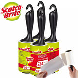 Scotch Brite 3M Lint Roller Pet Hair Clothes Fluff Dust Remover Sticky Sheets