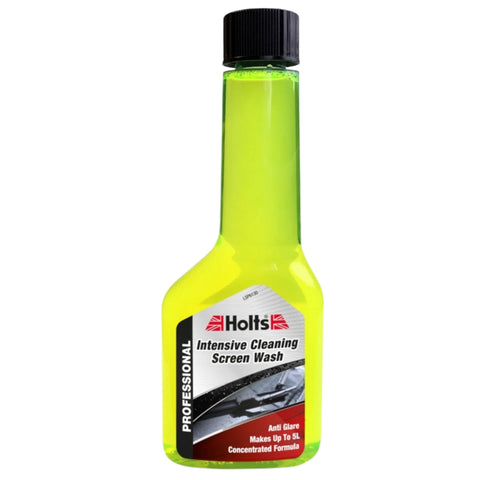 Holts One Shot Screen Wash Concentrate Screenwash Anti Glare 125ml Makes Upto 5L