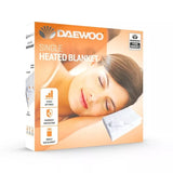 Daewoo Electric Blanket Heated Winter Under blanket Single Bed 3 Heat Settings
