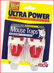 The Big Cheese Ultra Power Mouse Traps Catch Baited Quick Set Twin Pack