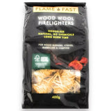 Premium Wood Wool Wax Firelighters Natural ECO Long Burn Fire FSC Bulk 1.2 KG