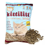 Kittilitt Premium Cat Litter Ultra Absorbent Pine Kitten Wood Pellets 20L - 30L