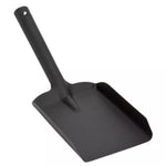 Metal Hand Coal Shovel Garden BBQ Fireside Ash & Dust Pan Black 4"- 5"