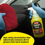 Demon 7pc Car Care Gift Pack Set Includes Shine, Wheels, Foam, Tyres & More