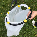 Defenders Black Handy Hoop Ring Sack Bin Refuse Garbage Bag Holder Plastic