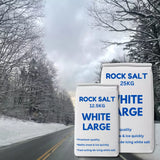 White Deicing Rock Salt Grit Weed Killer Winter Snow Ice Driveways Road Gritting