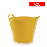 Plasticforte Eco Tub Trug Builder Construction Container Bucket With Handle 42L