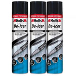 Holts Car De-Icer Spray Melts Windscreen Ice Frost Aerosol Deicer 600ml