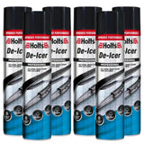 Holts Car De-Icer Spray Melts Windscreen Ice Frost Aerosol Deicer 600ml