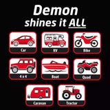 Demon 7pc Car Care Gift Pack Set Includes Shine, Wheels, Foam, Tyres & More