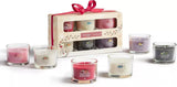 Pack of 6 Yankee Candle Set Snowflake Vanilla Pine Christmas Scented Gift 37g