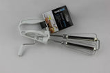 Rotary Hand Whisk Manual Mixer Beater Blender Cakes Eggs Sauces Easy Control