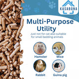 Wood Based Absorbent Cat Litter Animal Comfort Odour Eco-Friendly Wood Pellets 20L - 30L