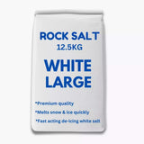 White Deicing Rock Salt Grit Weed Killer Winter Snow Ice Driveways Road Gritting