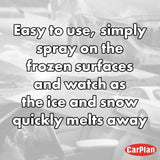 CarPlan De-Icer Car Windscreen Aerosol Spray Winter Treatment Ice Melt 300ml