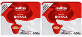 Lavazza Qualita Rossa Ground Coffee Arabica And Robusta Beans 4 - 12 x 250g