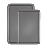 KasaBona Premium Bakeware Non Stick Baking Roasting Cooking Oven Trays - Suitable for All Types of Conventional Ovens 3 Piece Set (Small,Medium,Large)