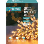 Premier 50 LED Multi Action Battery Operated TIMELIGHTS™ – 10 Colors & Cable Variations