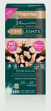Premier 24 LED Multi Action Battery Operated TIMELIGHTS™ – Warm White, White, Vintage Gold, Rainbow & Multi